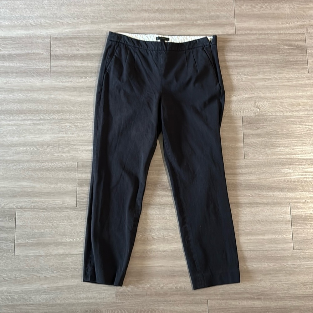Jcrew women’s straight leg stretch dress pants black size 6